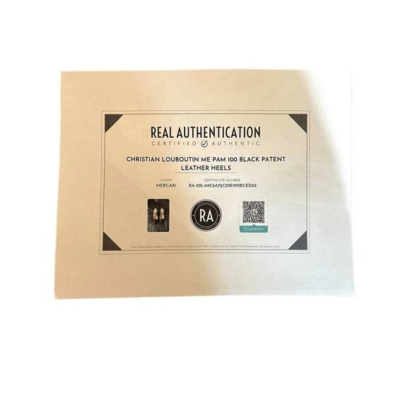 CHRISTIAN LOUBOUTIN | Me Pam 100 Black Patent Ankle Strap High Heel Size 36.5 - Picture 9 of 10